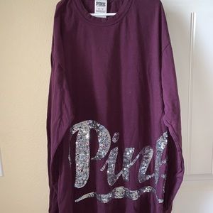 VS pink long sleeve
